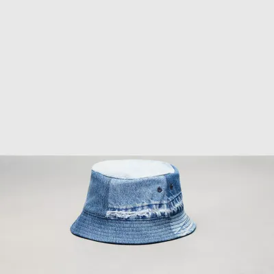 【関税&送料込】Gucci Embroidered Denim Bucket Hat Gucci Embroidered Flower Denim Bucket Hat Blue Multi - US