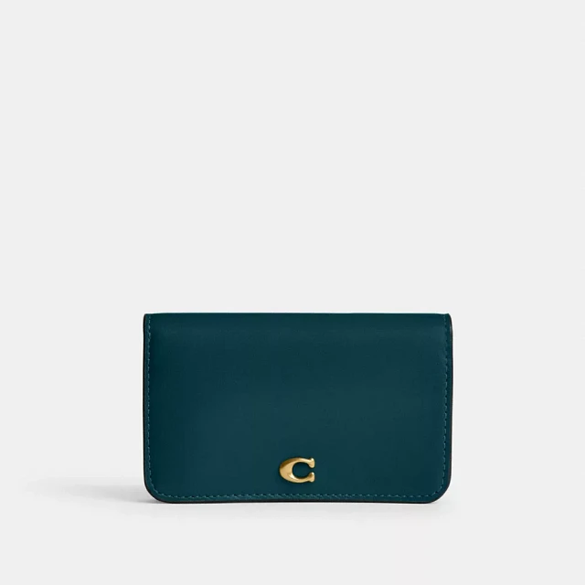 ★Coach★ Essential Slim Card Case CR542 B4XHG Coach Essential Slim Card Case In Signature Canvas CR542 NWT
