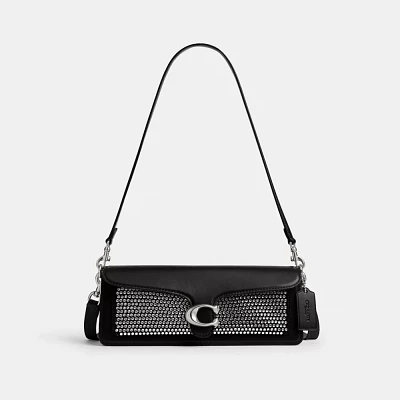 ★Coach★ Chain tabby shoulder bag CY919 B4/BK Coach Tabby Soft Chain Shoulder bag fine grain leather black