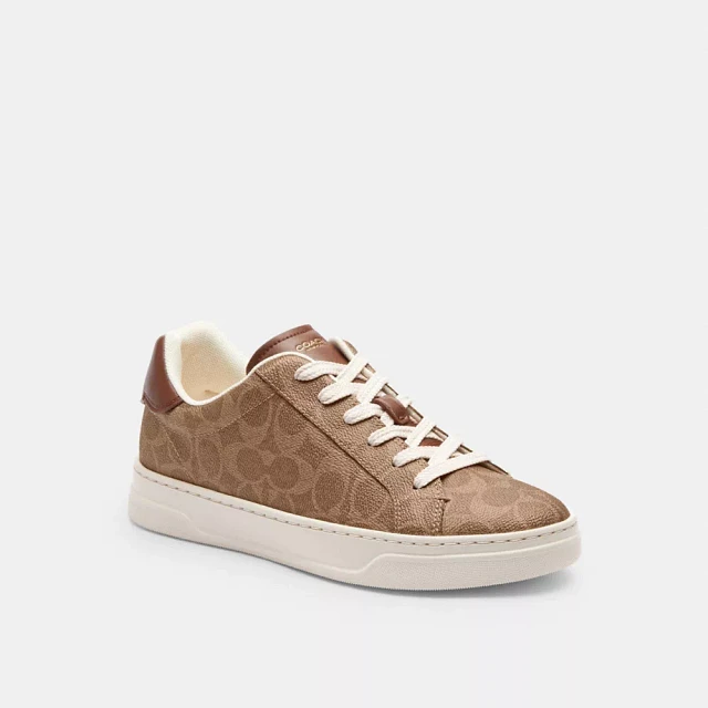【Coach】High Line Sneaker In Signature Canvas With Snoopy COACH® | Coach X Peanuts High Line Sneaker In Signature