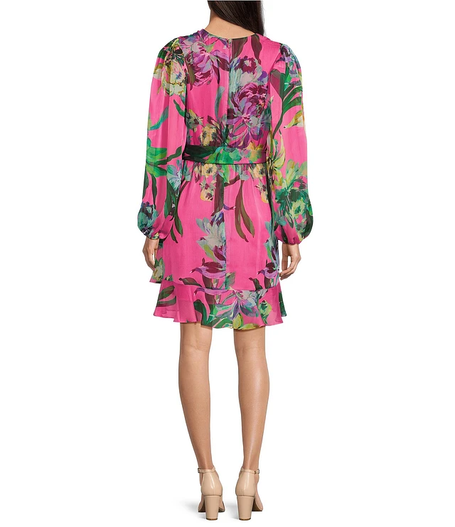 【DISCERNMENT】Alen maxy raglan half-sleeve Alex Marie Chantal Crepe One Sleeve Above Knee Caftan Dress