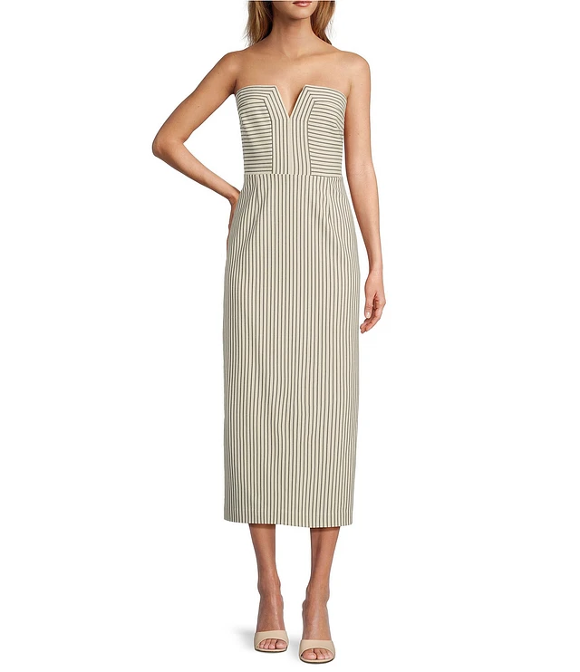 Antonio Melani x Style by Simkins Emma Stripe Print Square Neck