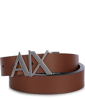 未使用品！A|X ARMANI EXCHANGE レザー ベルト A|Xバックル レザーベルト | Armani Exchange