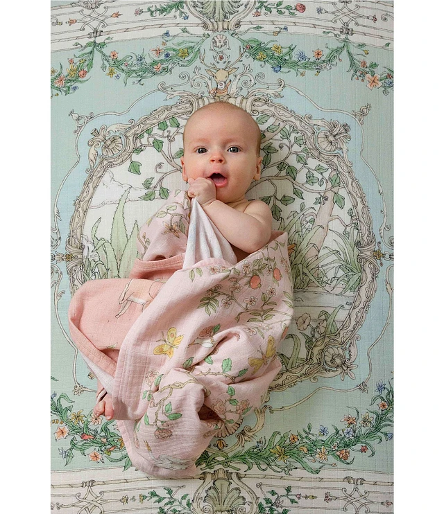 Atelier Choux Paris Baby Organic Cotton Tapestry Carre Swaddle