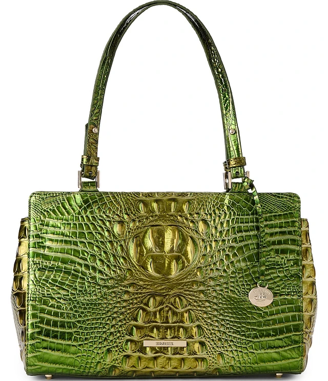 BRAHMIN Melbourne Collection Cacti Green Josette Tote Bag
