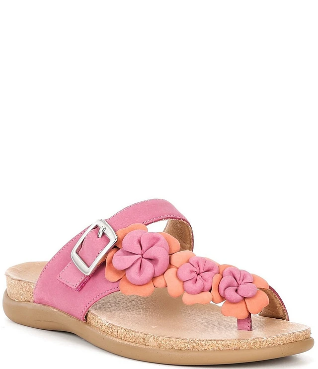 Brioso Cabrini Leather Flower Sandals | Liberty Center