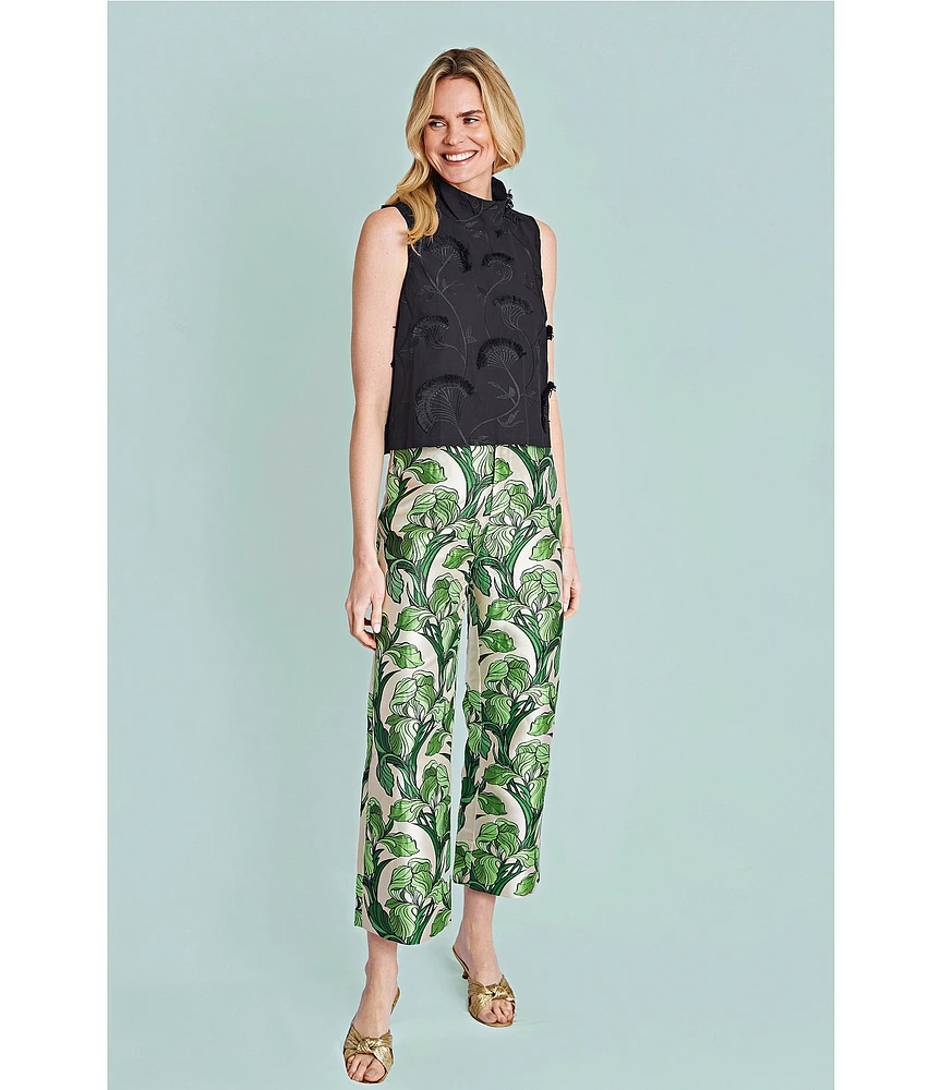 パンツ RUMCHE Water Print Trousers パンツ RUMCHE Water Print Trousers Wing Print Trousers