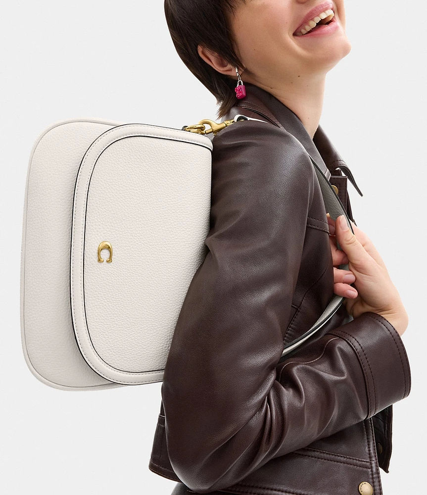 COACH Legacy Small Pebbled Leather Shoulder Bag at Hamilton