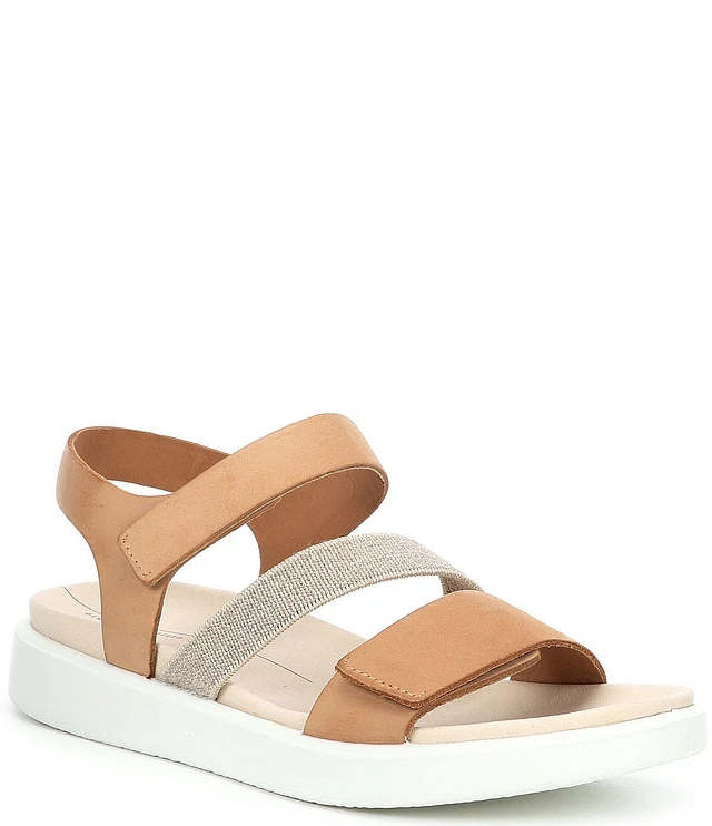 ECCO Flowt 2 Leather Banded Sandals at Hamilton Place in