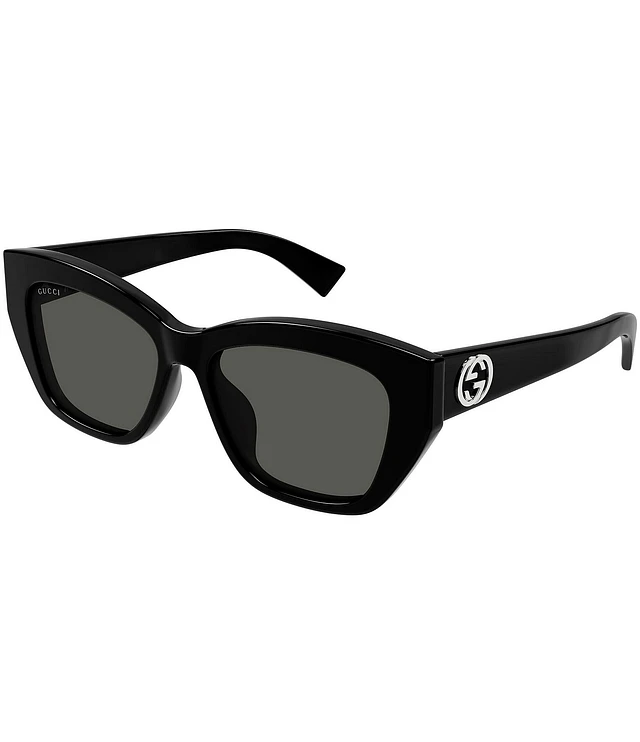 【関税込み】Gucci ブラック GG Corner メガネ 0400021119671_BLACKGREY?wid=