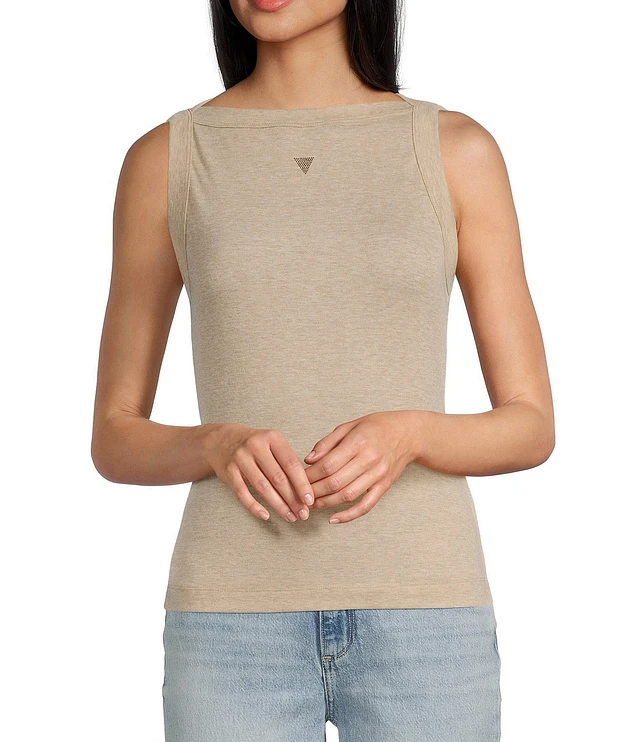 Guess Tina Sleeveless Rib Tank Top | Pueblo Mall