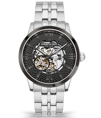 Kenneth Cole New York Men's Transparency Blue Dark Genuine