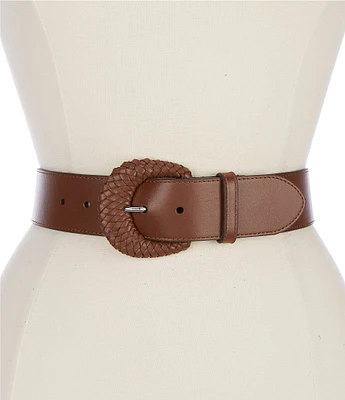 Lauren Ralph Lauren 1.75#double; Chain Padlock Croc-Embossed