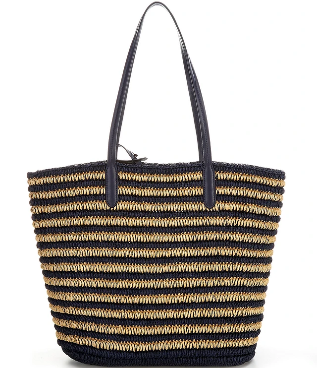 Lauren Ralph Lauren Whitney Medium Straw Tote Bag | The