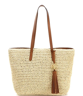 Lauren Ralph Lauren Brie Medium Straw Tote Bag | The Shops