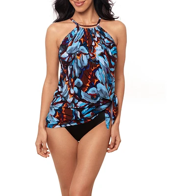 Miraclesuit Selenite Brio Printed High Neck Layered