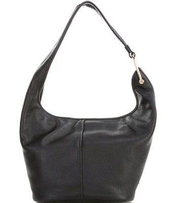 Michael Kors Sonny Medium Silver Metal Hobo Shoulder Bag