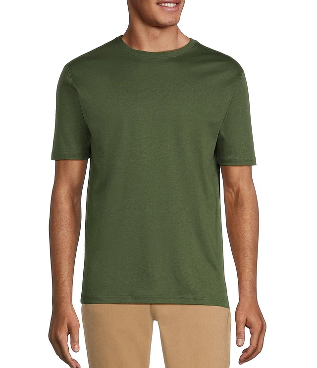 【 】 Luxury Interlock T-Shirt Murano Liquid Luxury Interlock Short-Sleeve T-Shirt | Dillard's