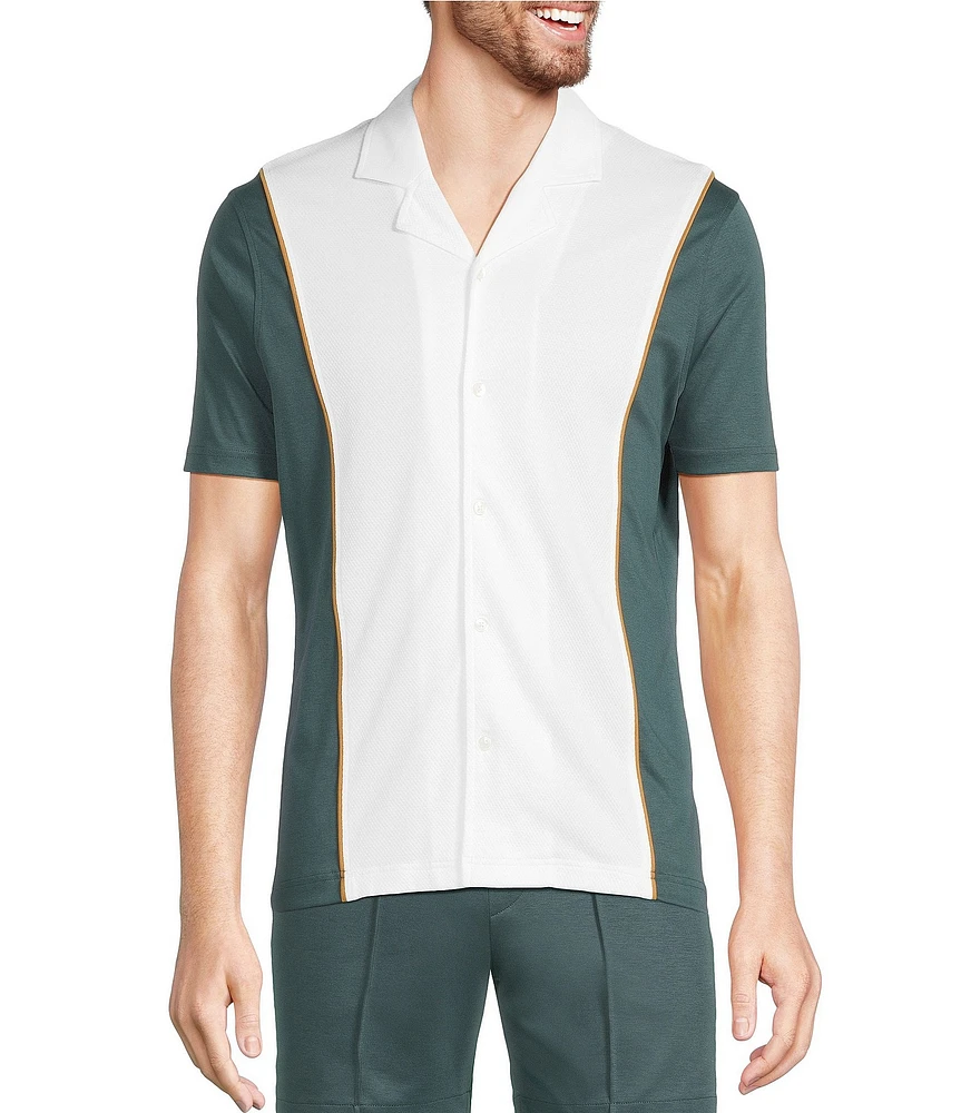 Murano Liquid Luxury Slim Fit Textured Coatfront Short