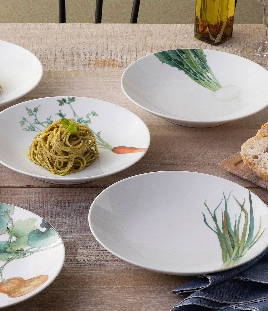 Noritake Kyoka Shunsai Collection Deep Plates, Set of 6 at