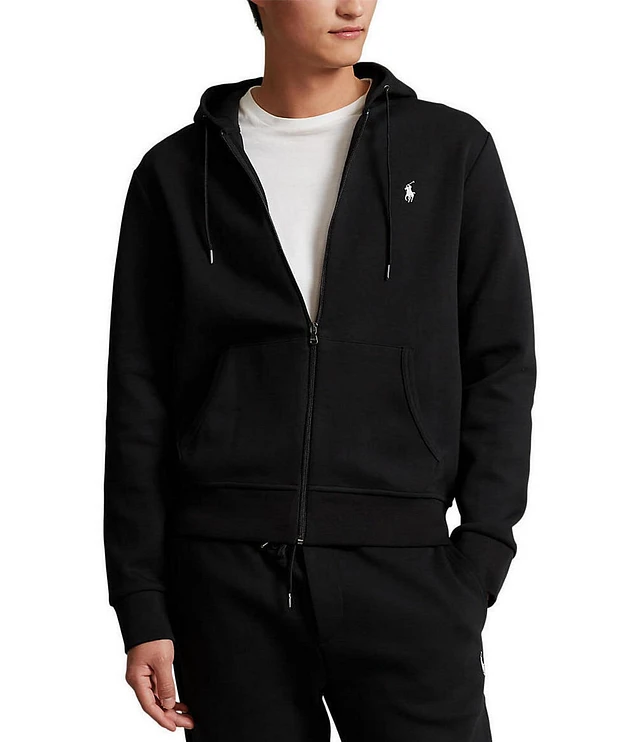 Polo Ralph Lauren Logo Color-Blocked Double-Knit Hoodie at
