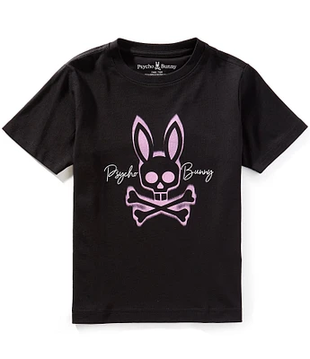【CPGN STUDIO】BLACK RABBIT Short Sleeve T-shirt Psycho Bunny Little/Big Boys 5-20 Short Sleeve San Francisco