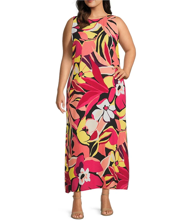 Investments Slim Factor by Investments Plus Size Azalea Sunstruck