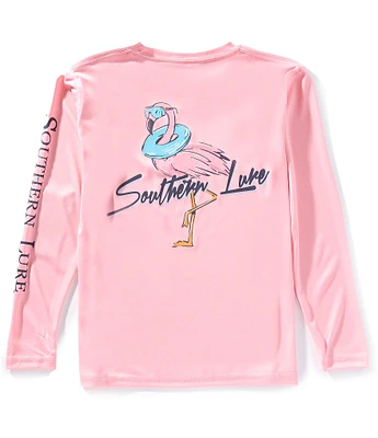 Salt Life Big Boys 8-20 Long Sleeve Aquatic Journey Fade