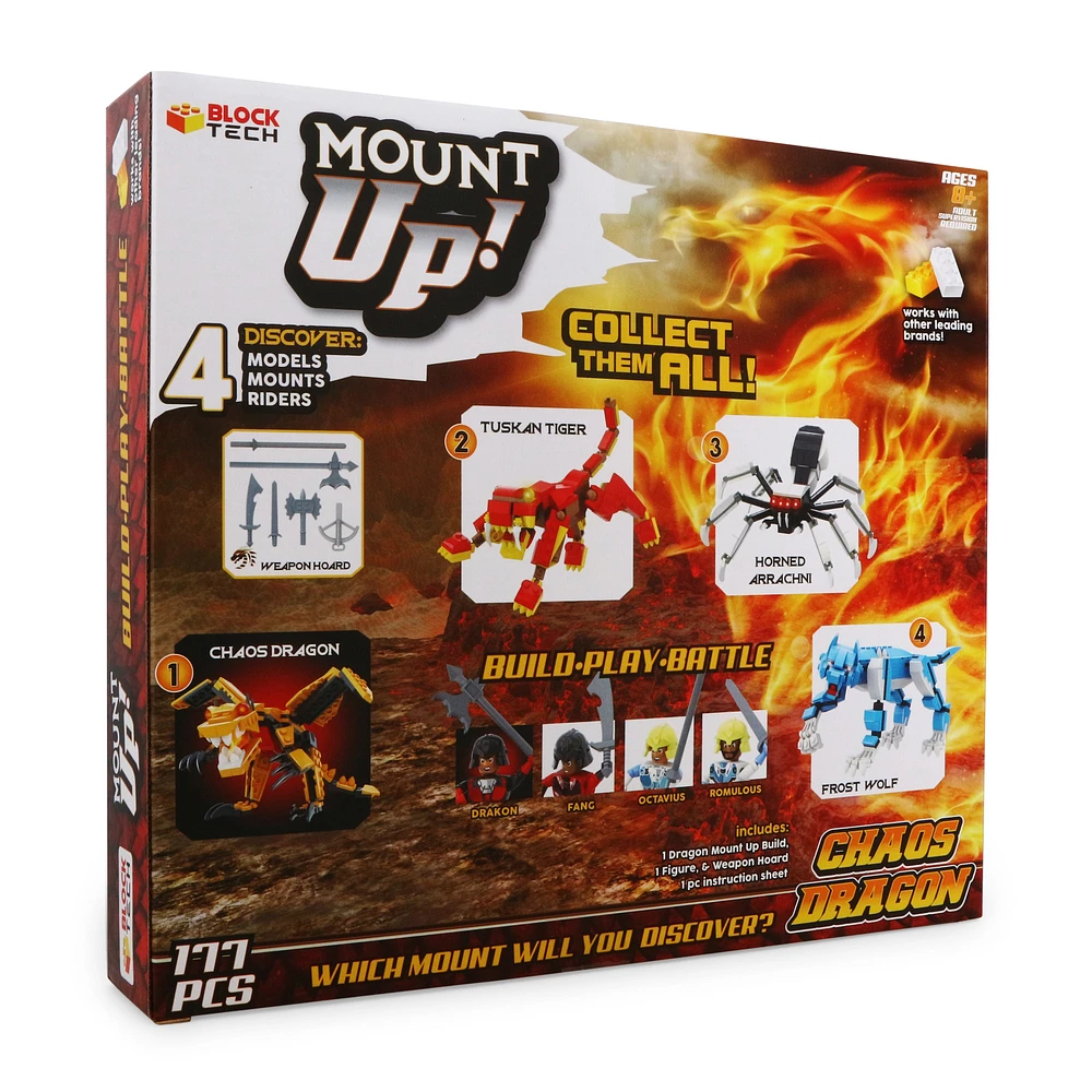 Five Below Block tech® mount up! build kit with minifigure