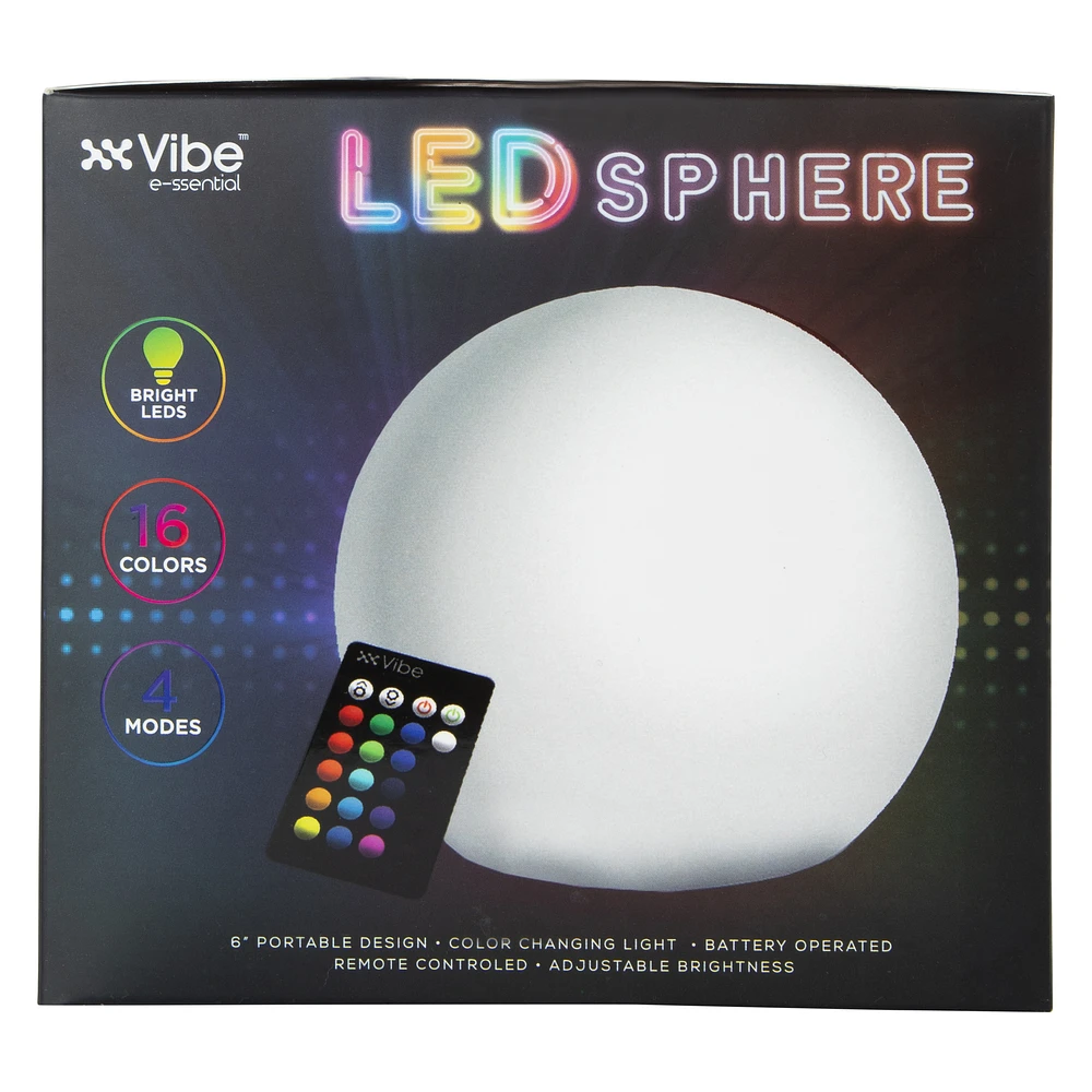 Five Below LED color change sphere light with remote 6in at Hamilton ...