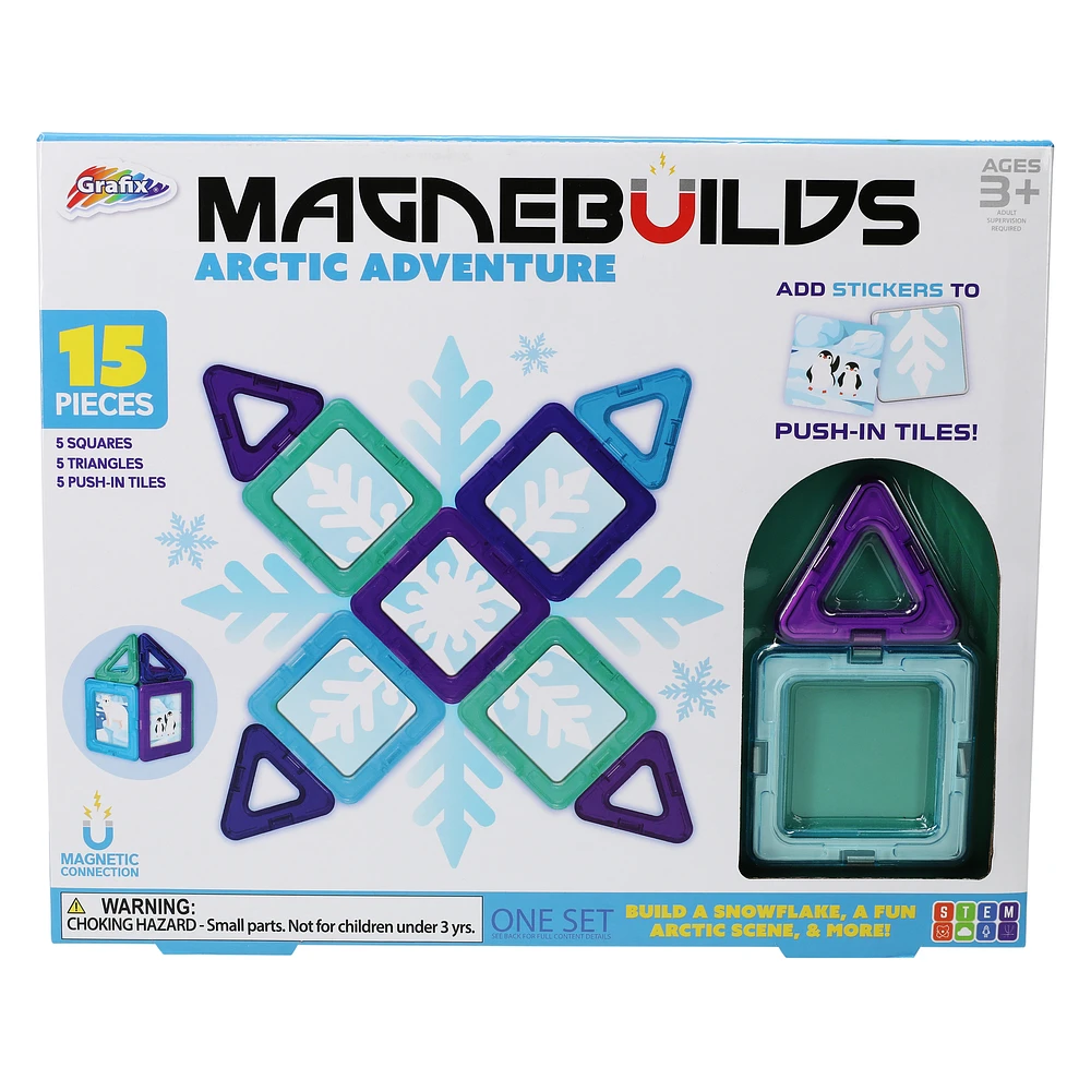 Five Below Grafix® Magnebuilds Magnetic Building Blocks 15