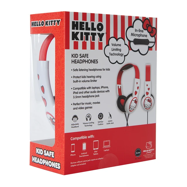 Five Below Hello Kitty® Kid-Safe Wired Headphones With Mic