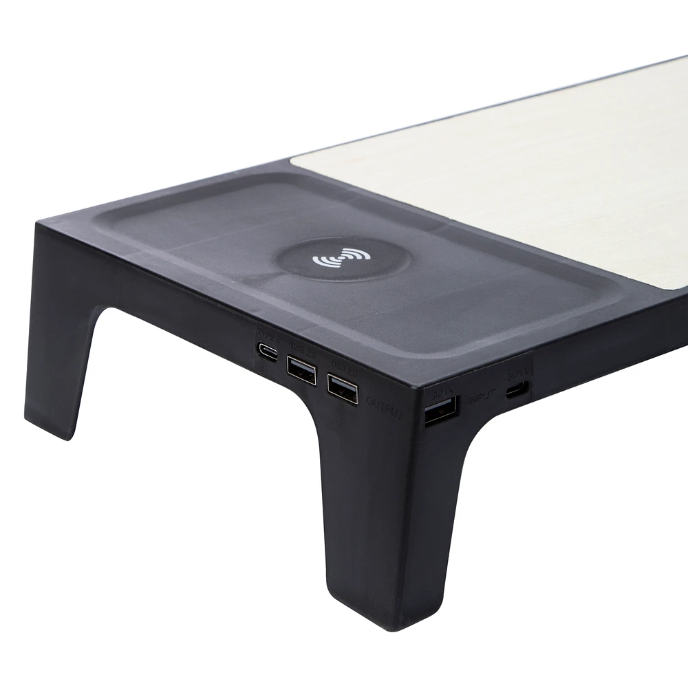 Five Below Desk Riser With Dual Port Charging at Hamilton Place in ...