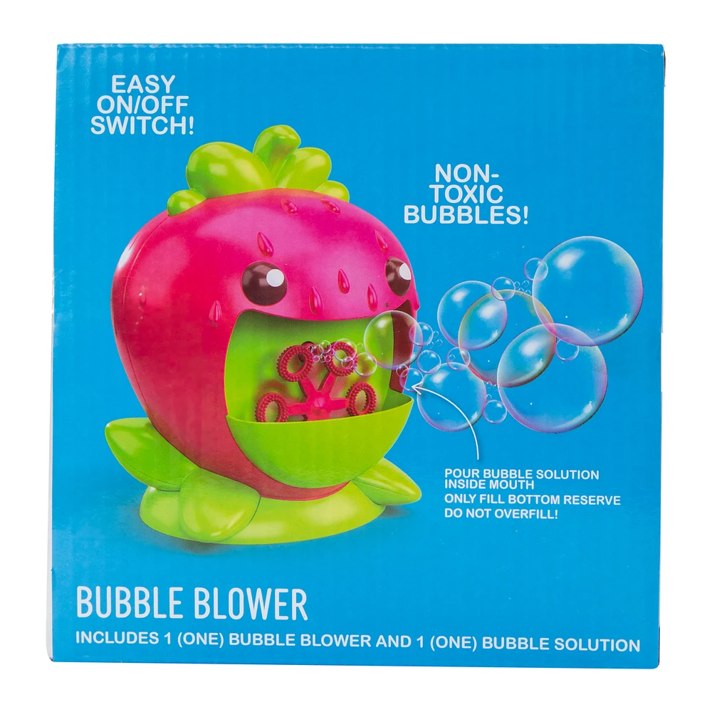 Five Below Strawberry Bubble Blower With Solution at