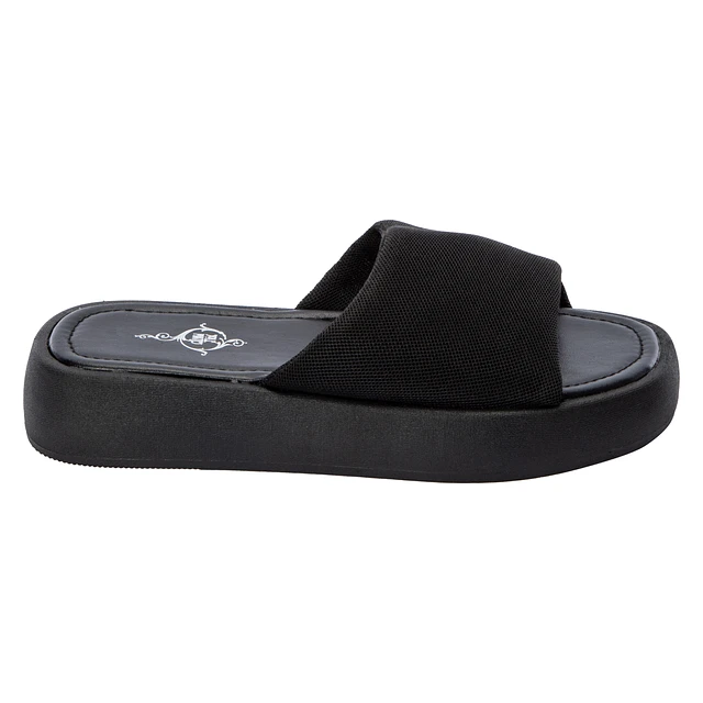 Five Below Ladies Black Mesh Platform Slides at Hamilton