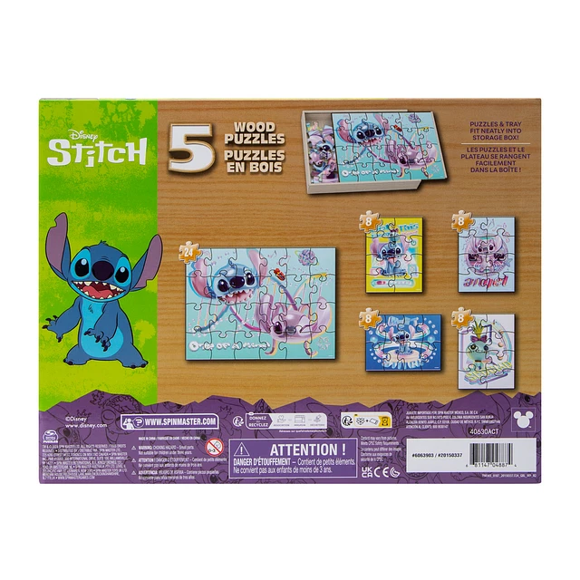 Five Below Disney Junior Mickey 5 wood puzzles & box set at
