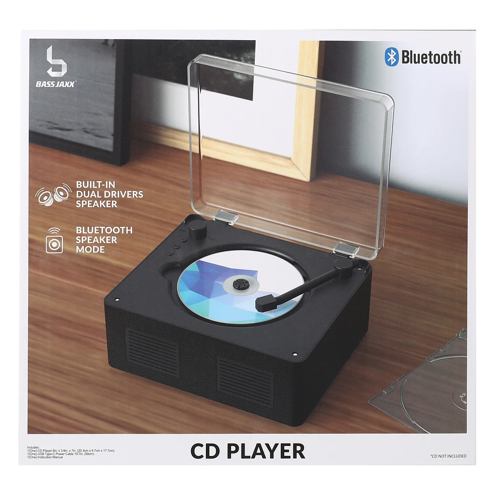 Five Below Bass Jaxx™ CD Player With Bluetooth