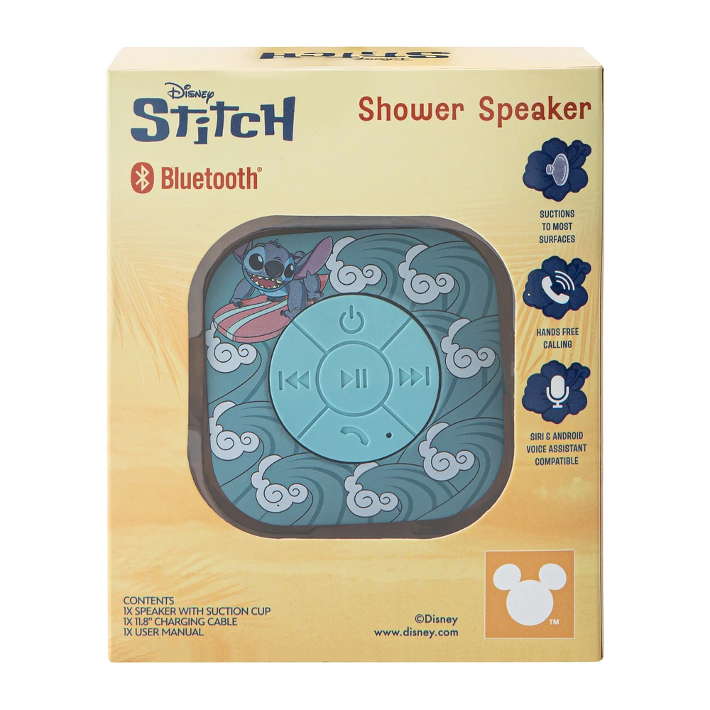 Disney - TN Five Below Disney Stitch Bluetooth® Shower Speaker at