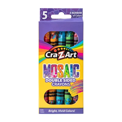 シーグラスアートhirokopon no.88 Cra-Z-Art Jumbo Rainbow Swirl Colored Pencils 5 Count