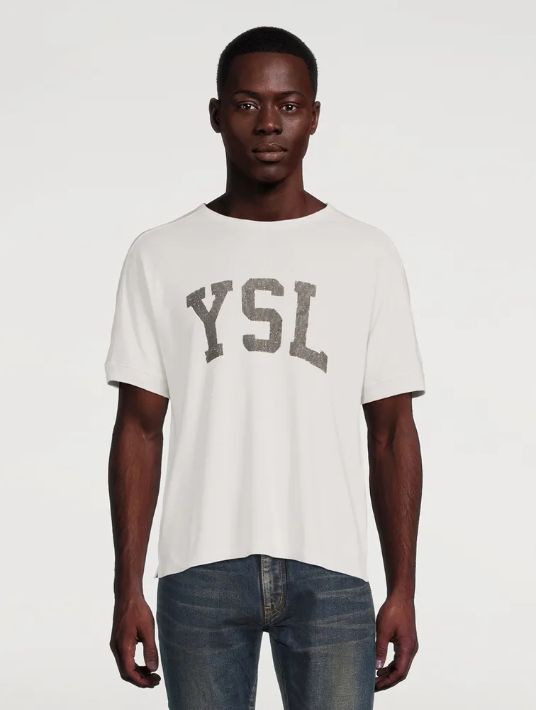 【送料&関税込】Saint Laurent T-shirt ☆送料・関税込☆SAINT LAURENT☆ONE MORE SHOT T-Shirt