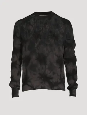 トップス Zara grunge damage Knit tie-dye Black Zara TIE-DYE HEAVY COTTON TOP | Yorkdale Mall
