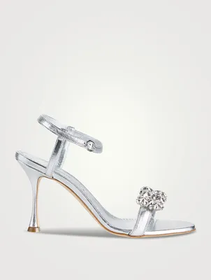 【Michael Kors】Imani Embellished llic Faux Suede Sandal Imani Embellished Metallic Faux Suede Sandal | Michael Kors [US]