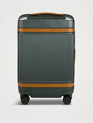 【完売品】ZARA carry-on suitcase ZARA black leather suitcase carry-on