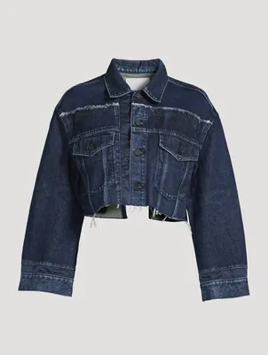 Zara Z1975 CROP DENIM JACKET | Yorkdale Mall