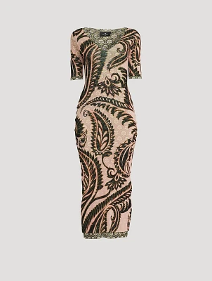 ★ZARA★ PRINTED TULLE MIDI DRESS ZARA NWT WOMAN PRINTED TULLE MIDI DRESS GREEN | 2856/214 ALL