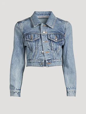 ミストレアス　Deformation Cropped Denim Jacket ミストレアス Deformation Cropped Denim Jacket