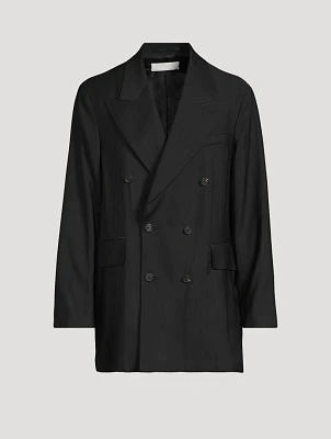 ジャケット Double Breasted Black Blazer Jacket DKDK02523_51_D4SCPZ21_BLK_S.