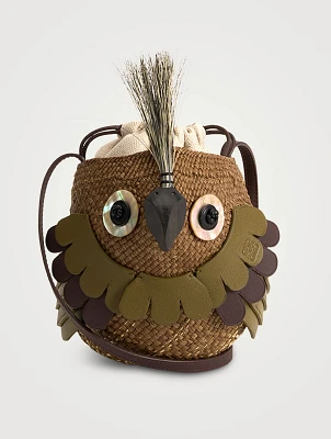 バッグチャーム Loewe Owl Charm Loewe Felt Calfskin Baby Owl Bag Charm – STYLISHTOP