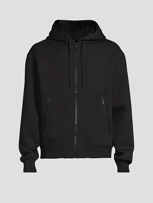 Zara TEXT PLUSH ZIP HOODIE | Square One