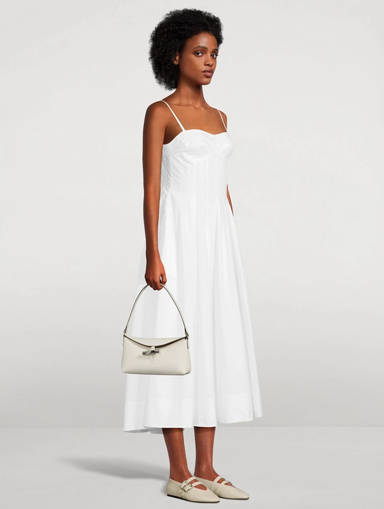 LONGCHAMP Small Le Roseau Leather Shoulder Bag | Yorkdale Mall